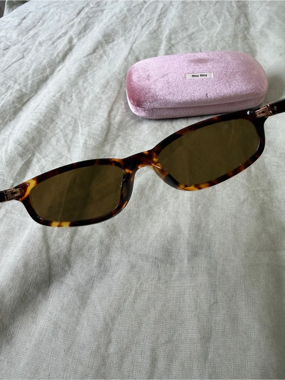 Miu Miu Regard Tortoiseshell Sunglasses